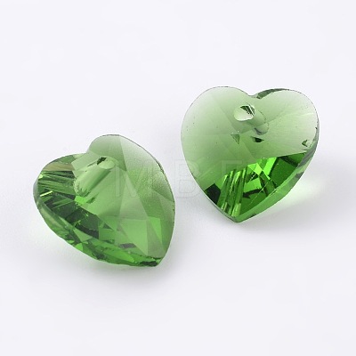 Romantic Valentines Ideas Glass Charms X-G030V10mm-07-1