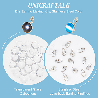 Unicraftale DIY Earring Making Kits STAS-UN0005-23-1