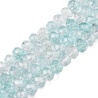 Transparent Glass Beads Strands GLAA-T023-6mm-A01-1