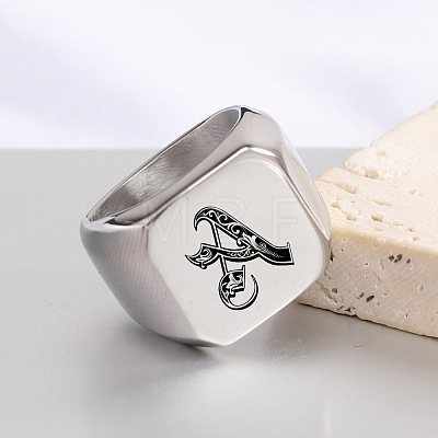304 Stainless Steel Finger Rings for Men FS-WG073E9-01-1