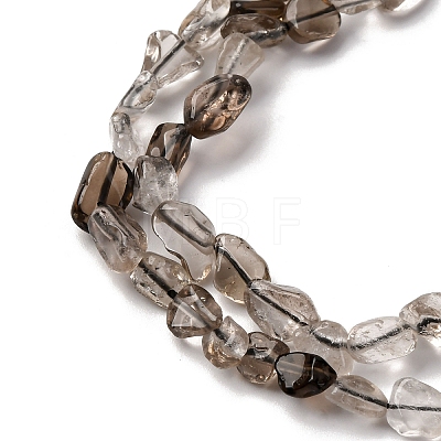 Natural Smoky Quartz Beads Strands G-I389-A31-01A-1