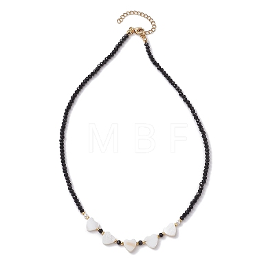 Glass Beads Necklaces NJEW-JN04724-1