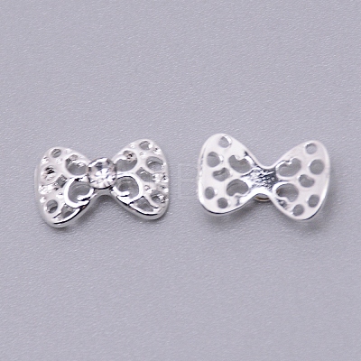 Alloy Rhinestone Cabochons MRMJ-WH0068-41B-02S-1