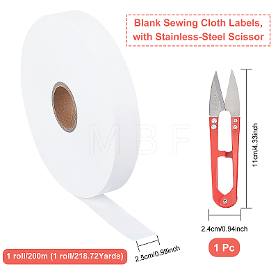 Fingerinspire Blank Sewing Cloth Labels OCOR-FG0001-09A-1