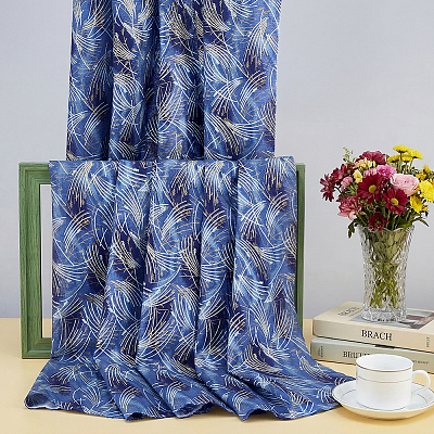 Fish Scales Pattern Cotton Fabric DIY-WH0622-777D-1