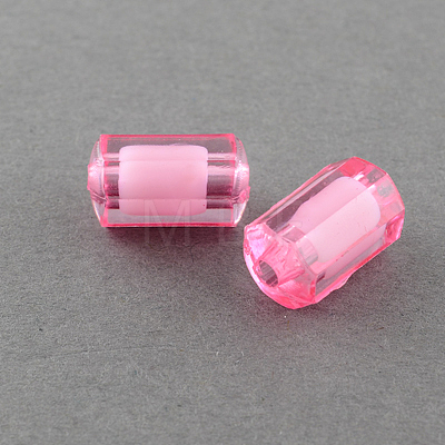 Transparent Acrylic Beads TACR-S088-12x8mm-M-1