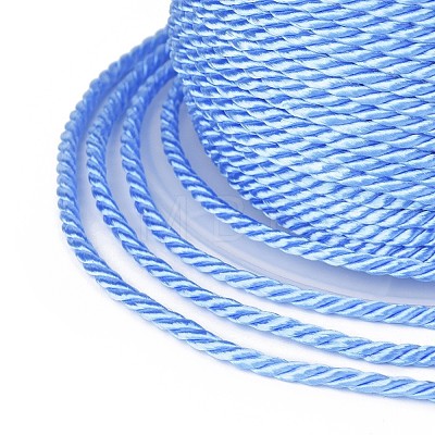 Polyester Milan Cord for DIY Jewelry Craft Making OCOR-F011-D13-1