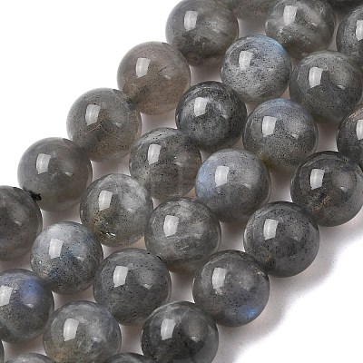 Natural Labradorite Beads Strands G-J120-28-8mm-A-1