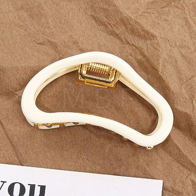 Hollow Cloud Alloy & Cellulose Acetate Claw Hair Clips PW-WGF203F-05-1