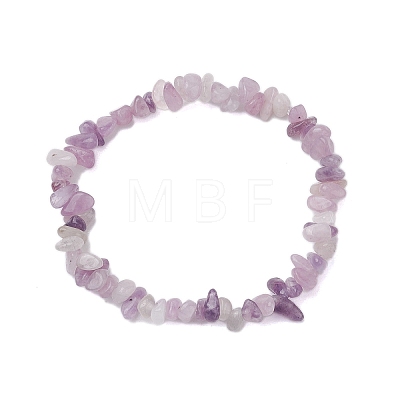 Natural Lepidolite Beads Kids Bracelets BJEW-JB10611-05-1