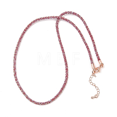 2.5MM Round Nylon Cotton Cord Necklace Making NJEW-C106-01RG-05-1