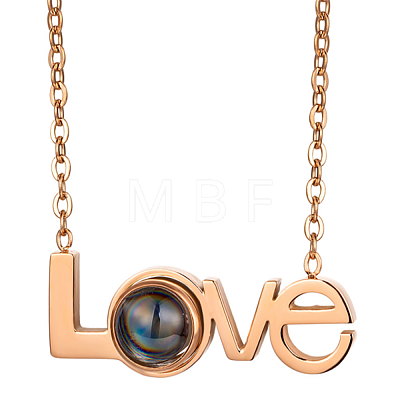 Stainless Steel Pendant Necklaces for Women FH7875-1-1