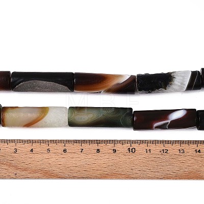 Natural Agate Beads Strands G-N357-05B-01-1