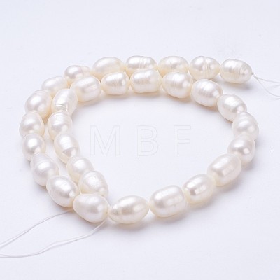 Natural Cultured Freshwater Pearl Beads Strands PEAR-P002-15-1