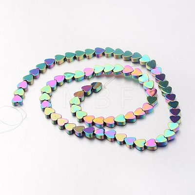 Electroplate Non-magnetic Synthetic Hematite Bead Strands X-G-F300-23C-02-1