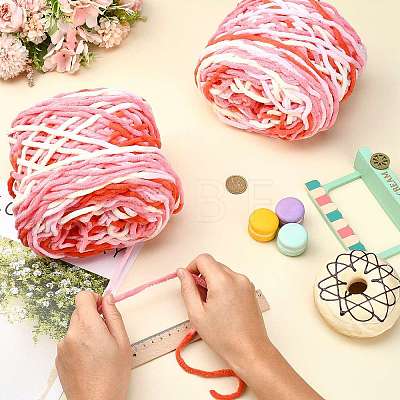 4 Bundles Polyester Yarn FB-FSB9EF-01I-1
