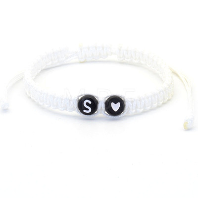 Resin Beads Braided Bead Bracelets FS-WG7326D-19-1