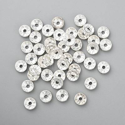 Iron Rhinestone Spacer Beads RB-A010-10MM-S-1