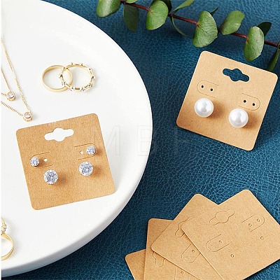 100Pcs Paper Earring Display Cards CDIS-DJ0001-15C-1