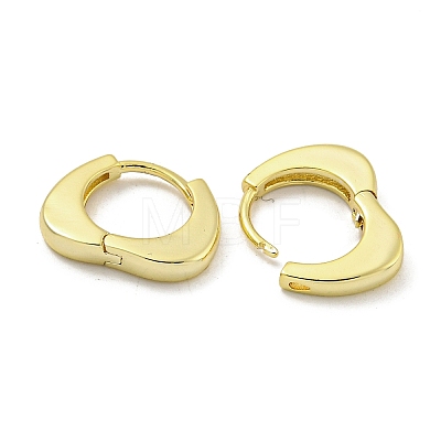 Brass Hoop Earrings EJEW-L211-010T-G-1