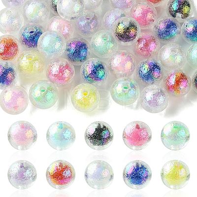 50Pcs Transparent Acrylic Beads OACR-CJ0001-37-1