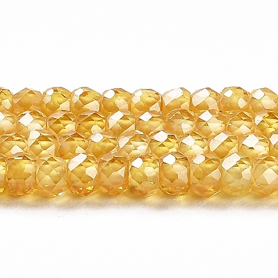 Cubic Zirconia Bead Strands ZIRC-G001-01F-1