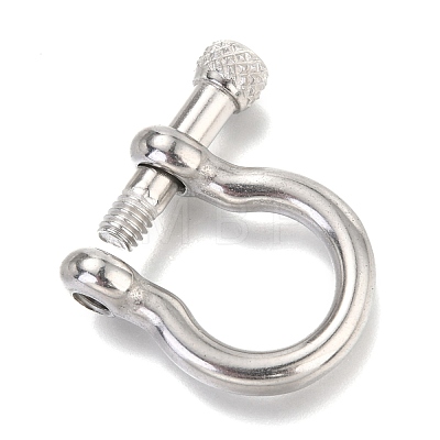 304 Stainless Steel D-Ring Anchor Shackle Clasps STAS-H142-07P-1
