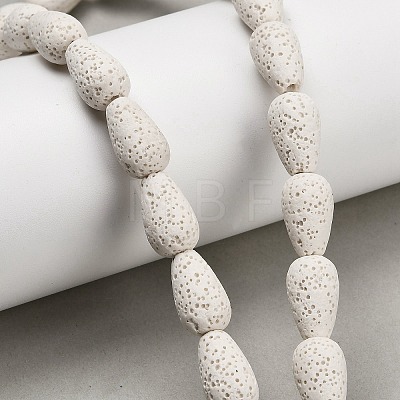 Natural Lava Rock Beads Strands G-G347-03J-1