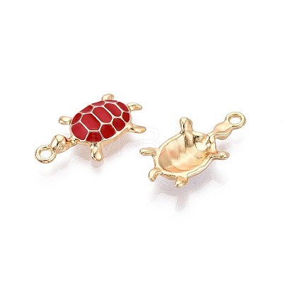 Alloy Enamel Pendants PALLOY-T092-26G-1