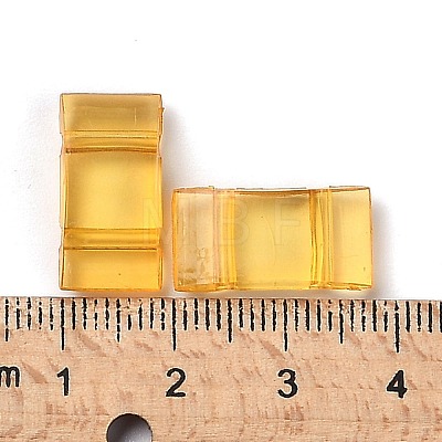 Transparent Acrylic Carrier Beads PL873Y-26-1