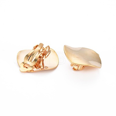Brass Clip-on Earring Setting KK-S356-730-1