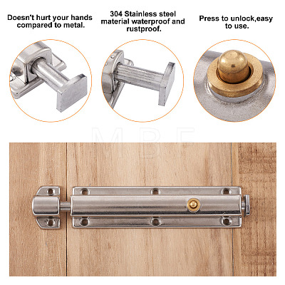304 Stainless Steel Spring Locks Set SW-TAC0001-22C-P-1