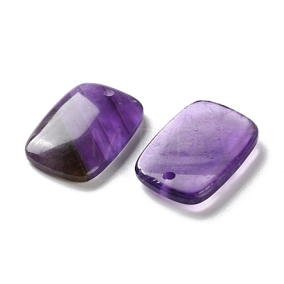 Natural Amethyst Pendants G-B123-06C-1