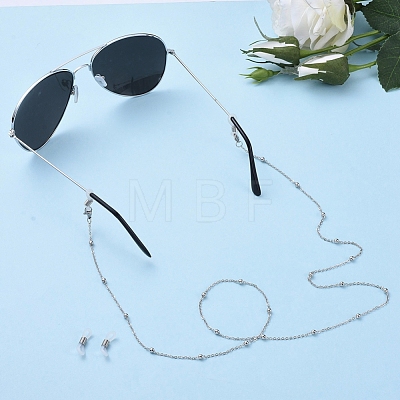 304 Stainless Steel Eyeglasses Chains X-AJEW-EH00013-1