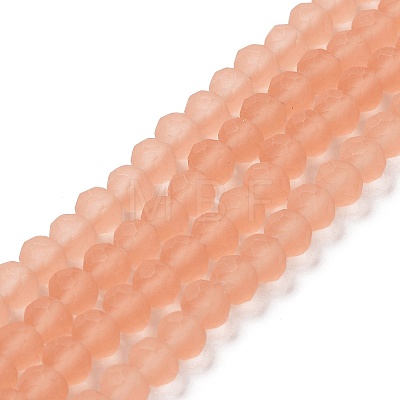 Transparent Glass Beads Strands EGLA-A034-T8mm-MD21-1