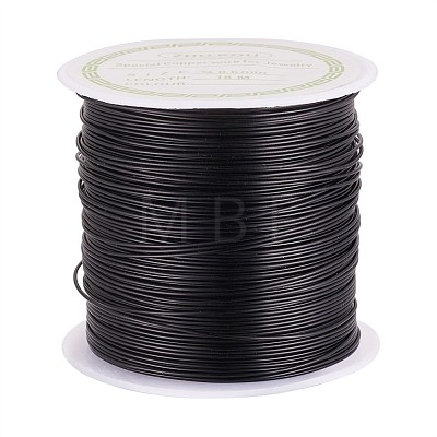 Round Copper Wire Copper Beading Wire for Jewelry Making YS-TAC0004-0.6mm-15-1