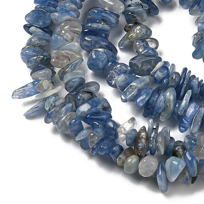 Natural Kyanite Chip Beads Strands G-G905-14-1