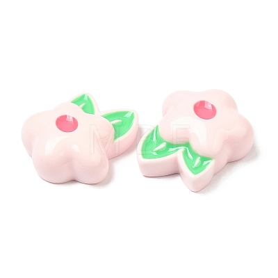Opaque Resin Fruit Cabochons RESI-G072-02G-1