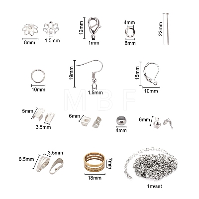 Metal Jewelry Findings Sets DIY-YW0001-23P-1