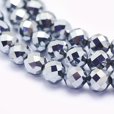 Terahertz Stone Beads Strands G-O166-14-4mm-1