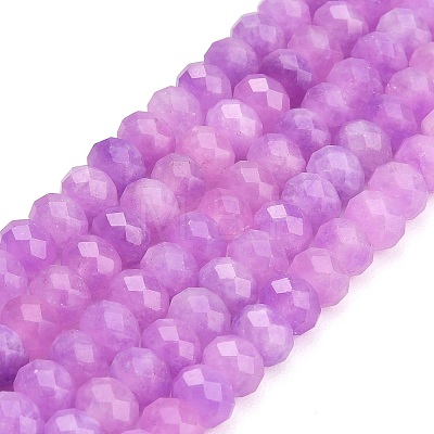 Faceted Dyed Natural White Jade Beads Strands GG-CBAE966-01B-S-1