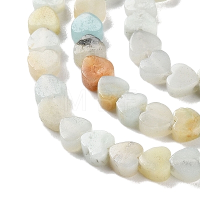 Natural Flower Amazonite Beads Strands G-M403-A34-01-1