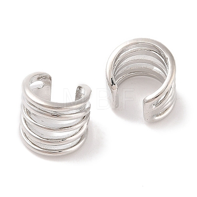 Brass Cuff Earrings for Women EJEW-I305-04P-1