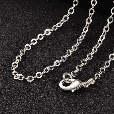 Brass Cable Chains Necklaces X-NJEW-JN01468-04-1