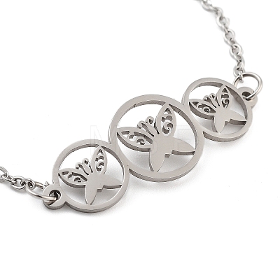 Non-Tarnish Stainless Steel Cable Chain Link Bracelets for Women Men LS-STAS-Z061-01P-12-1