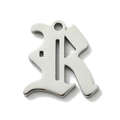 Non-Tarnish 201 Stainless Steel Pendants STAS-B055-01P-R-1