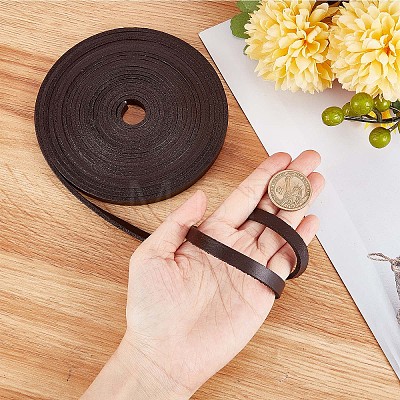 Flat Cowhide Leather Cord WL-GF0001-09B-02-1