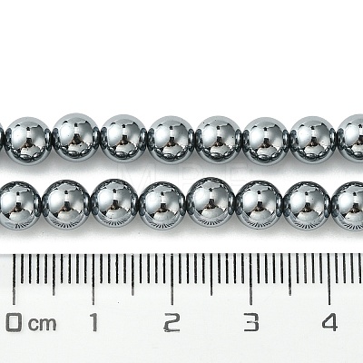 Natural Terahertz Stone Beads Strands G-Z034-B13-03-1