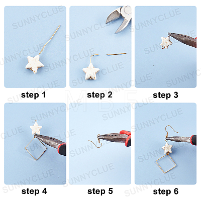 SUNNYCLUE DIY Earring Making Kits DIY-SC0001-46-1