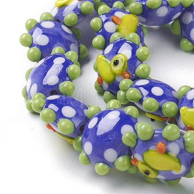 Handmade Lampwork Beads X1-LAMP-J092-01D-1